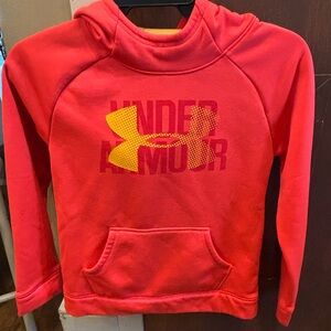 Under Armour Kids Hoodie in Red and Yellow
